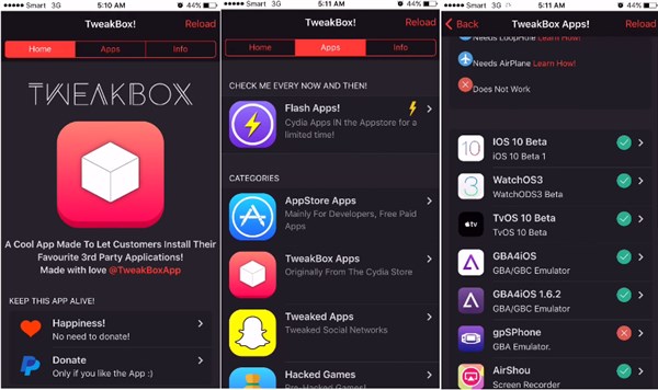 Download and Install TweakBox for iOS 10 [iPhone, iPad ...