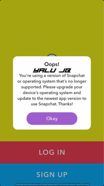 how to fix snapchat error